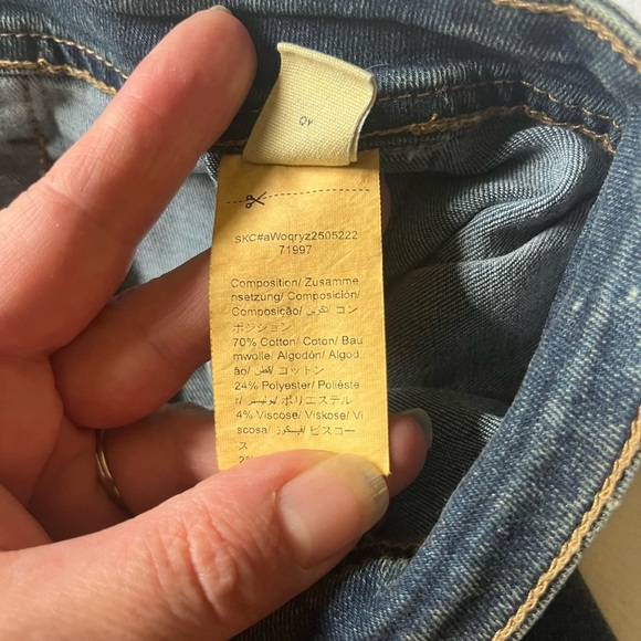 Dark Wash Denim Mini Skirt - Picture 6 of 7